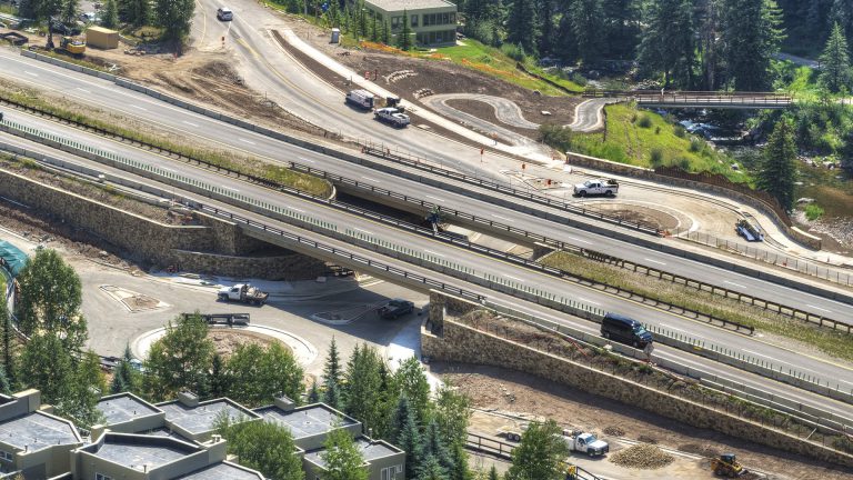 Vail Underpass overhead view