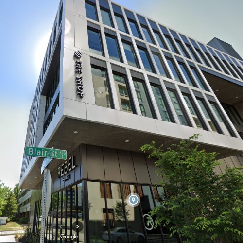 Exterior picture of the building from the street view.